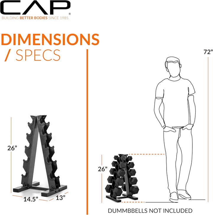 A-Frame Dumbbell Weight Rack | Color Series